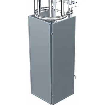 Žebřík ZARGES Bezpečnostní dvířka s pevnými bočními stěnami, kód 43497