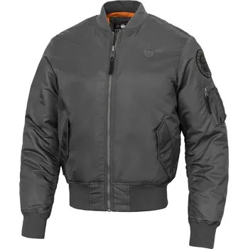 Zimní bunda PitBull West Coast MA-1 Verano - šedá XL