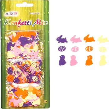 Velikonoční dekorace ALIGA flitry WMT-201 mix 3 x 7g