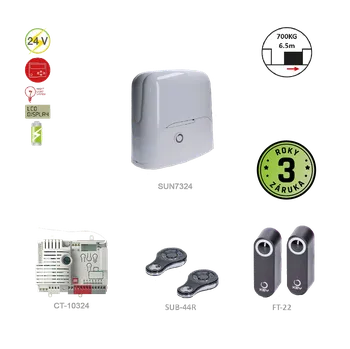 Pohon brány 900KSUN7324KS pro posuvnou bránu do 700 kg