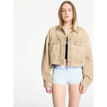 Bunda Tommy Jeans Oversized Crop Trucker Jacket Denim S