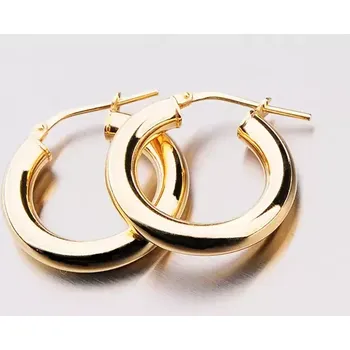 Náušnice Dámské náušnice stříbro 925 pozlacené kruhy E1400034-1234-SLX