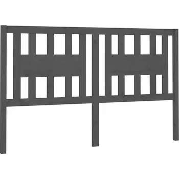 Čelo dřevěné šedé, 166x100 cm