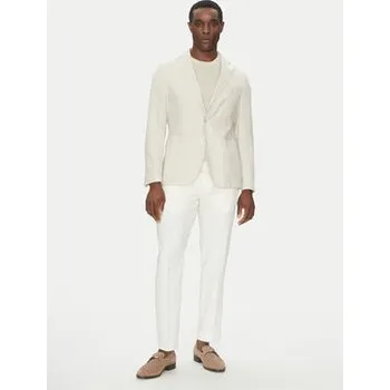 Pánské sako BOSS Sako C-Hanry-252 50540742 Écru Slim Fit 50