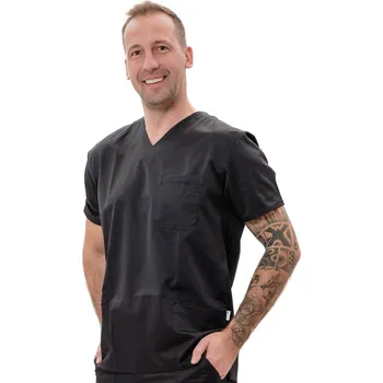 Zdravotnický oděv Perlička® Zdravotnická košile ROLO Černá Barva: Černá, Velikost: 54