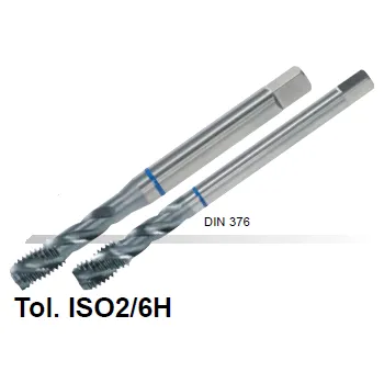Závitořezný nástroj VOLKEL Strojní závitník M14x2.0 HSS-E modrý Forma C/39
