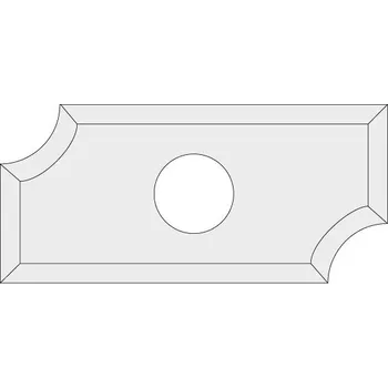 Fréza IGM N031 Žiletka tvrdokovová radiusová - R5 19,5x9x1,5 LaminoMDF