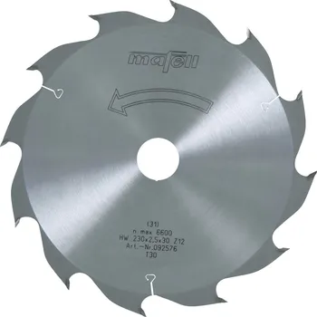 Pilový kotouč MAFELL 092576 Pilový kotouč-HM, 230x1,8/2,5x30mm, Z12, WZ