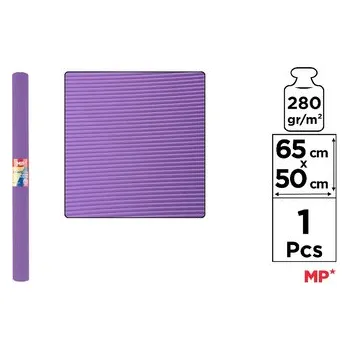 Set školních potřeb Tektura falista 65x50cm 280g/m2, fioletowa, Main Paper