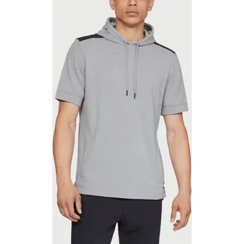 Pánská mikina Pánská sportovní mikina Under Armour Microthread Terry Ss Hoodie - šedá L