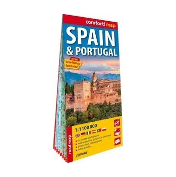 Cestování Comfort map Spain & Portugal Comfort map 1:1100000 - praca zbiorowa