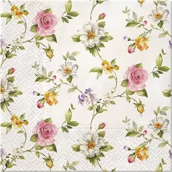 Papírový ubrousek Ubrousky PAW Dekor L (20ks) Tender Roses