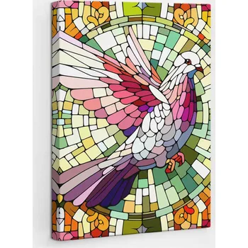 Obraz Plátěný obraz na zeď Barevná mozaika Duch Svatý 20x30 cm