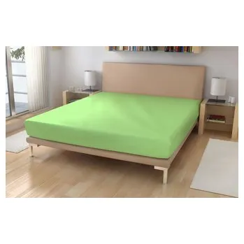 Prostěradlo Jersey prostěradlo EXKLUSIVE Světle zelená 60/120