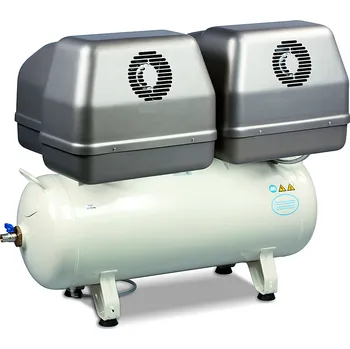 Kompresor INAIRCOM MedASC 640-08-90T - Pístový bezolejový odhlučněný kompresor Medic Air Silent