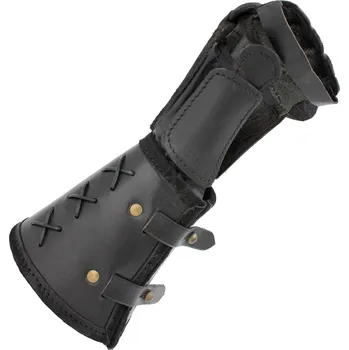 Karnevalový kostým Epic Armoury Kožená plátová rukavice pro levou ruku