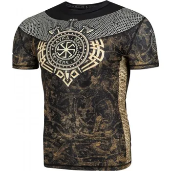 Oblečení pro bojové sporty EXTREME HOBBY Rashguard Kr.rukáv SLAVICA ORBIS L