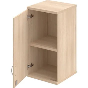 Policová skříň SZ 2 40 01 L H – Skříň policová dvéřová 76,8 × 40 cm - Akát , Akát , USN – Hobis