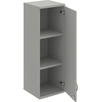 Policová skříň SZ 3 40 01 P H – Skříň policová dvéřová 115,2 × 40 cm - Šedá , Šedá , UCO – černá