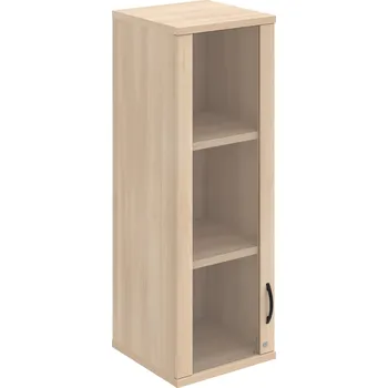 Policová skříň SZ 3 40 02 L H – Skříň policová dvéřová 115,2 × 40 cm - Akát , Akát , UCO – černá