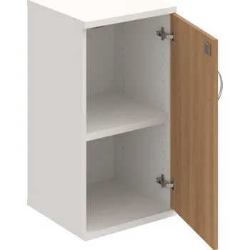 Policová skříň SZ 2 40 01 P – Skříň policová dvéřová 76,8 × 40 cm - Višeň , Bílá , USN – Hobis