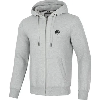 Pánská mikina PitBull West Coast KPZ mikina Small Logo - šedá L