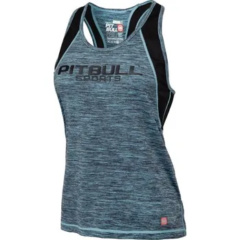 Dámská móda PitBull West Coast Dámský Top Tank PERFORMANCE PRO PLUS - tyrkysový L