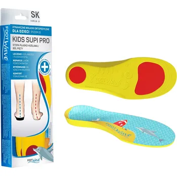 Vložka do bot Dětská vložka do bot FootWave velikosti 28 pro valgozita a ploché nohy