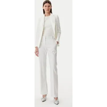 Pánská móda HUGO Kalhoty z materiálu Hambori 50537747 Bílá Slim Fit 36