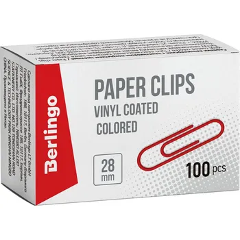 BERLINGO dopisní spony 100ks 28mm mix ba