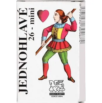 mariášová karta Karty Mariáš jednohlavé kůň papírová krabička MINI