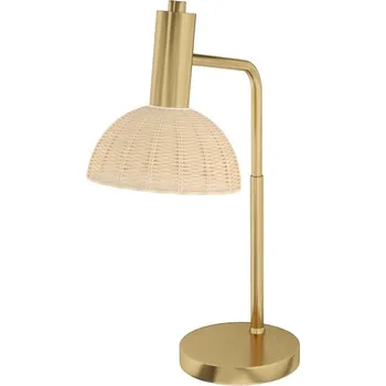 Lampička Stolní LED lampička | bronzová a přírodní