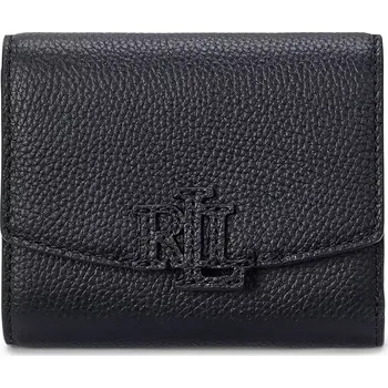 Peněženka Kožená peněženka Lauren Ralph Lauren černá barva, 432966782 99X, vel. ONE SIZE