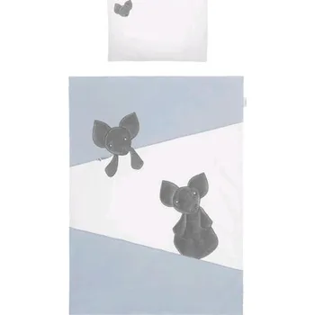 Povlečení 3-dílné ložní povlečení Belisima Mouse 90/120 modré