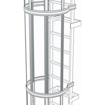 Žebřík ZARGES Pásovina zádové ochrany, kód 44245