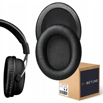 Sluchátka BETUNE NÁUŠNÍKY PODLOŽKY HOUBIČKY PRO SLUCHÁTKA HYPERX CLOUD ALPHA CORE ČERNÉ
