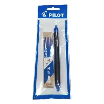 Set školních potřeb Zestaw wkład Frixion niebieski 3szt + długopis mix