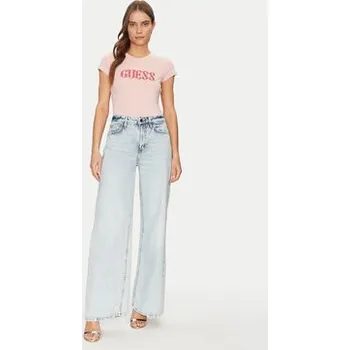 Dámské tričko Guess T-Shirt W5GI42 J1314 Růžová Slim Fit M