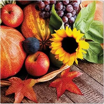 Papírový ubrousek Ubrousky PAW Dekor L (20ks) Autumn Treasures