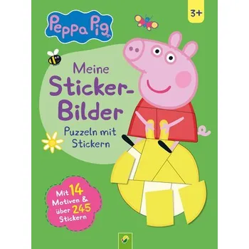 První čtění Peppa Pig Meine Sticker-Bilder. Puzzeln mit Stickern - Schwager & Steinlein Verlag
