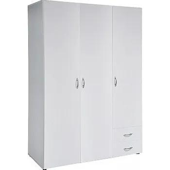 Šatní skříň Skříň BASE 3D2Z šatní, 120cm Varianta: bílá
