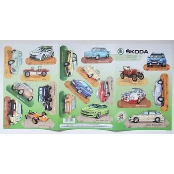 omalovánky Mičánek MP vystřihovánky Škoda