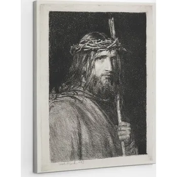 Obraz Výtisk na Plátno Obraz Dekorace Vertikální Grafika Ježíš Kristus 60x80 cm