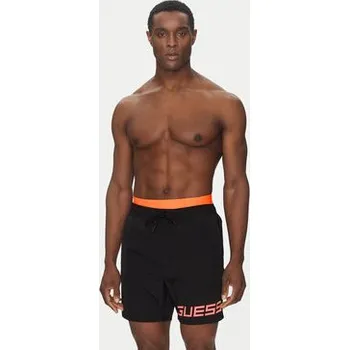 Pánské plavky Guess Plavecké šortky F5GT12 WH1C2 Černá Regular Fit M