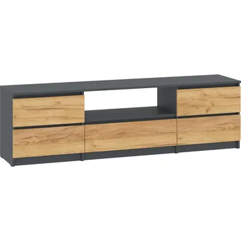 Televizní stolek Max-i Televizní stolek BLAISE NEW Zvolte barvu:: antracit + dub tacho