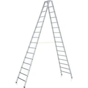 Železářství ZARGES R13 step B stojací žebřík, eloxovaný, kód 41549