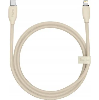 Datový kabel Kabel Baseus USB-C - Apple Lightning 1,2 m růžový