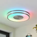 Lindby Fjella stropní světlo RGB-CCT změna barvy bílá, nikl 1 x 20,5 W LED - Doprava zdarma