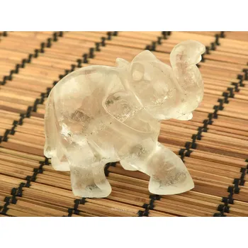 Křišťál soška slon z Indie 99g