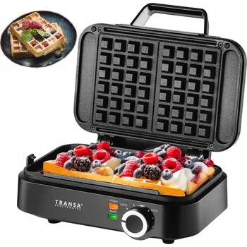 Obraz Vaflovač Transa Electronics TE-32 2200 W černý